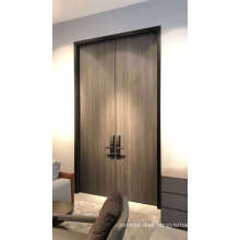 Aluminum Frame Front Entry Wooden Doors